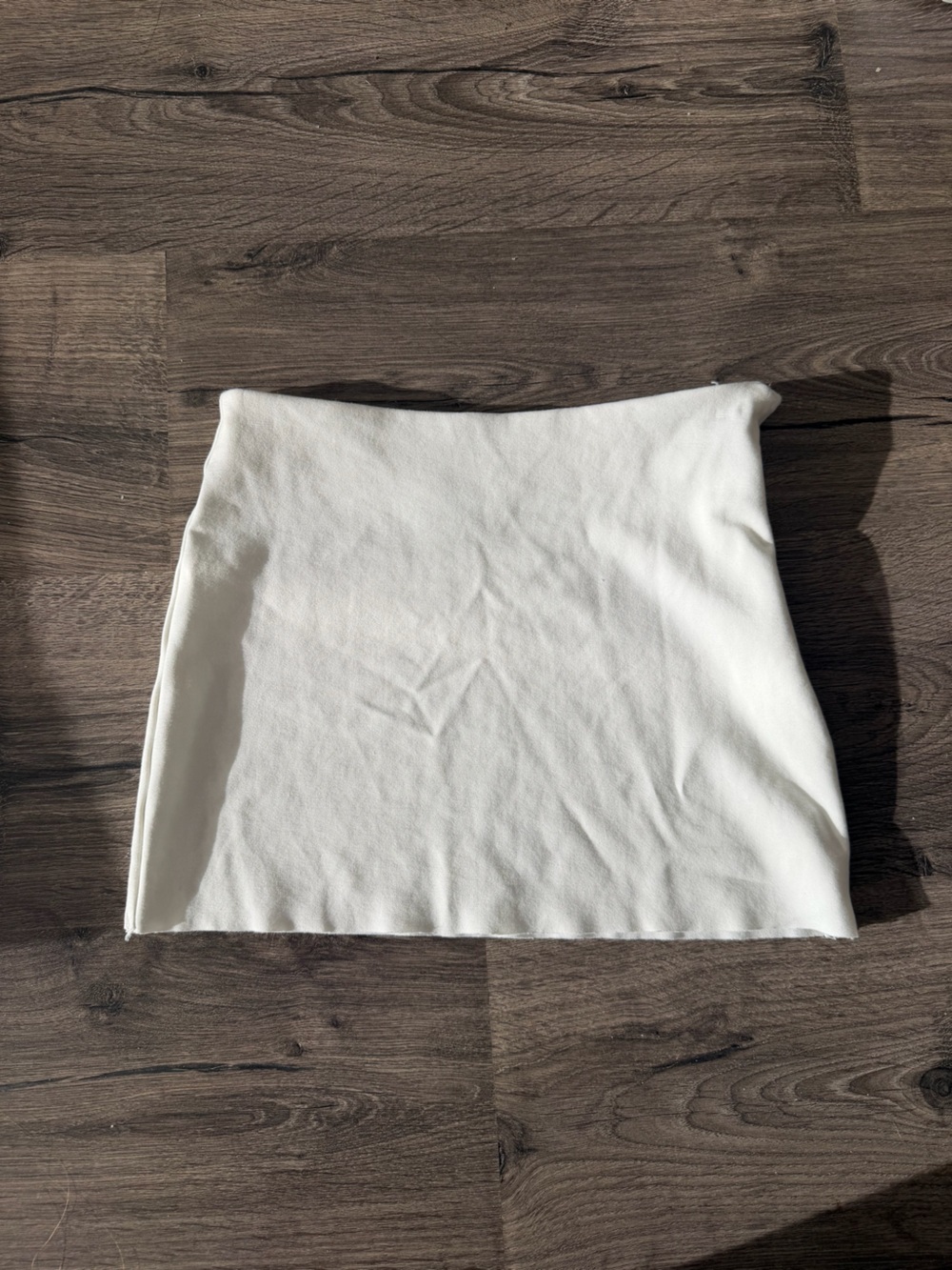 Princess Polly White Knit Mini Tube Skirt